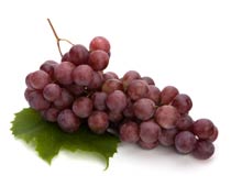 Red grapes